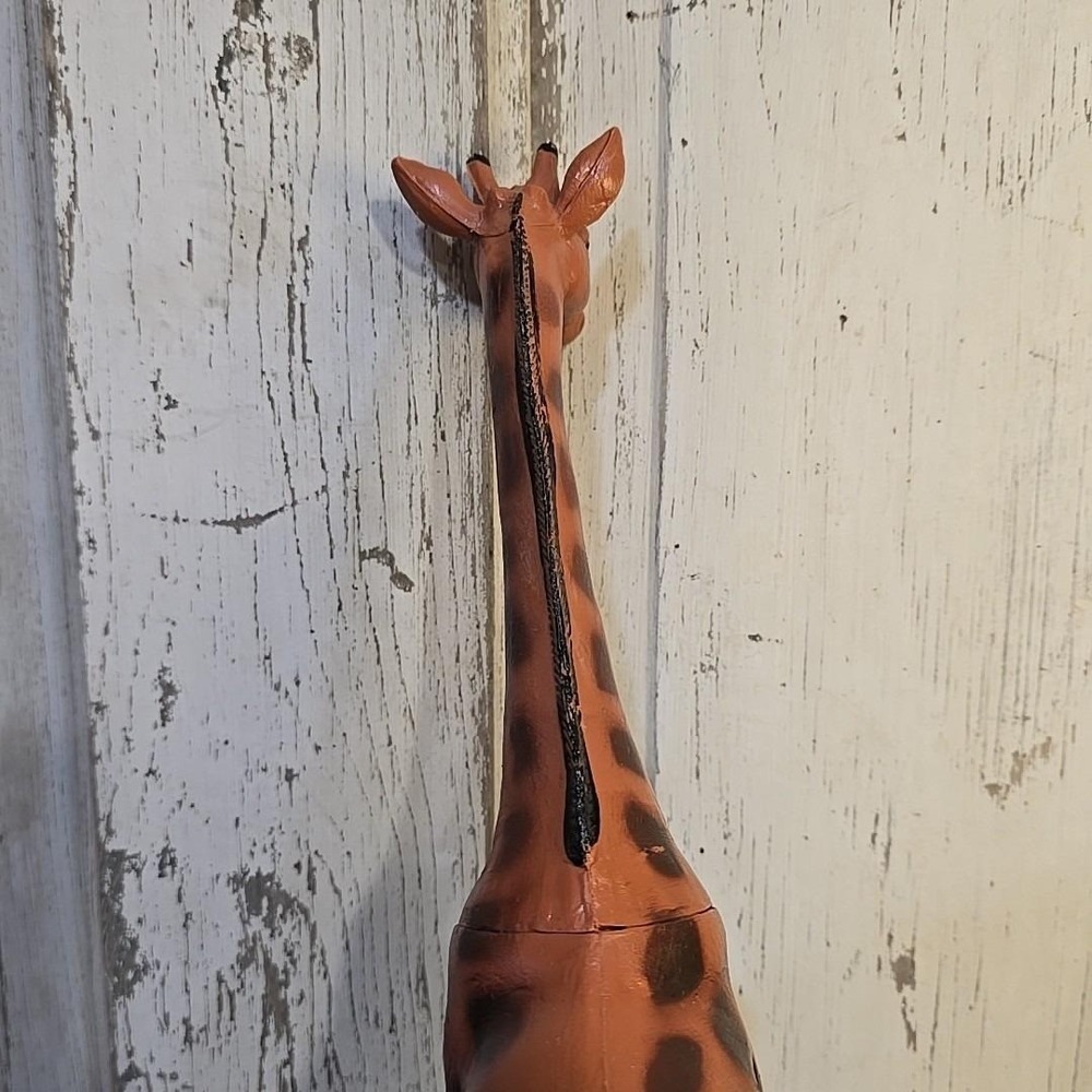 Vintage‎ Imperial 1985 GIRAFFE Figurine Safari Zoo Toy Plastic 14" - Picture 9 of 13